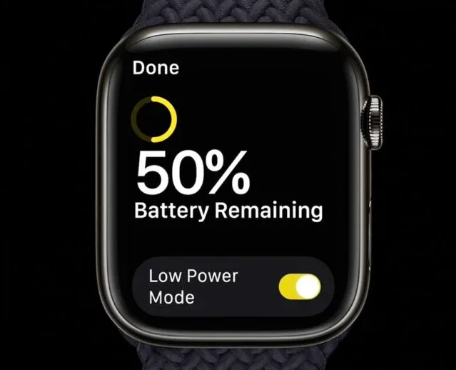 Power-Saving Features Apple Watch Series 7 app for Android