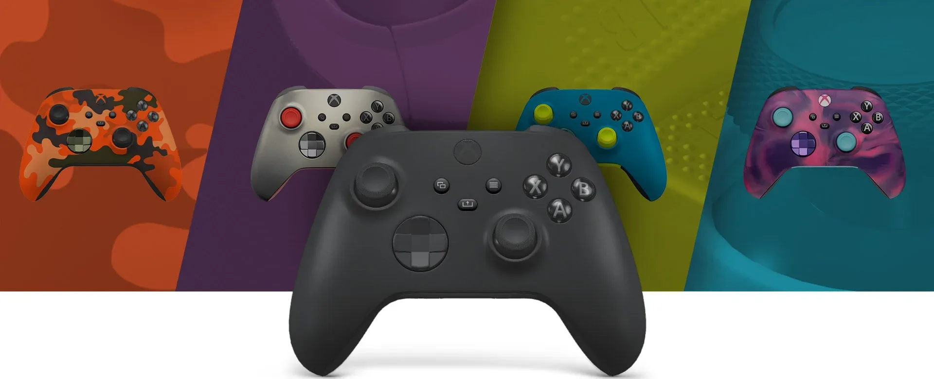 Available Colors and Designs Xbox Series X controller