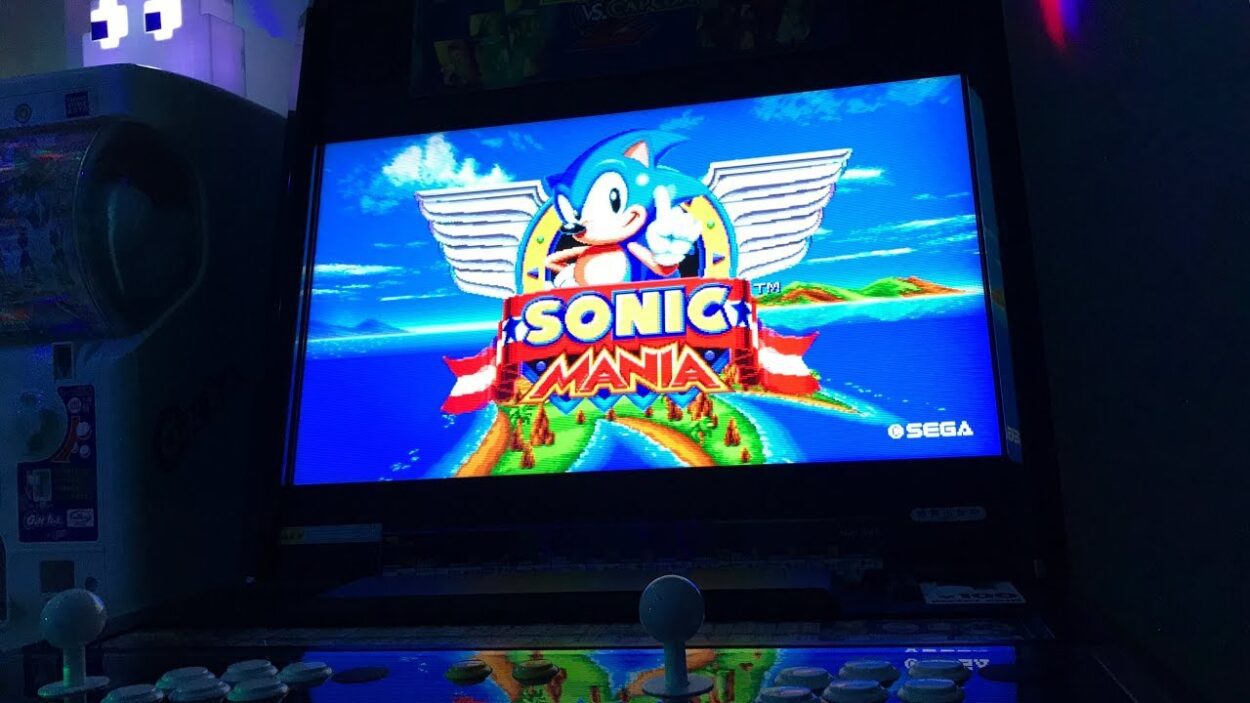 Sonic Mania arcade game