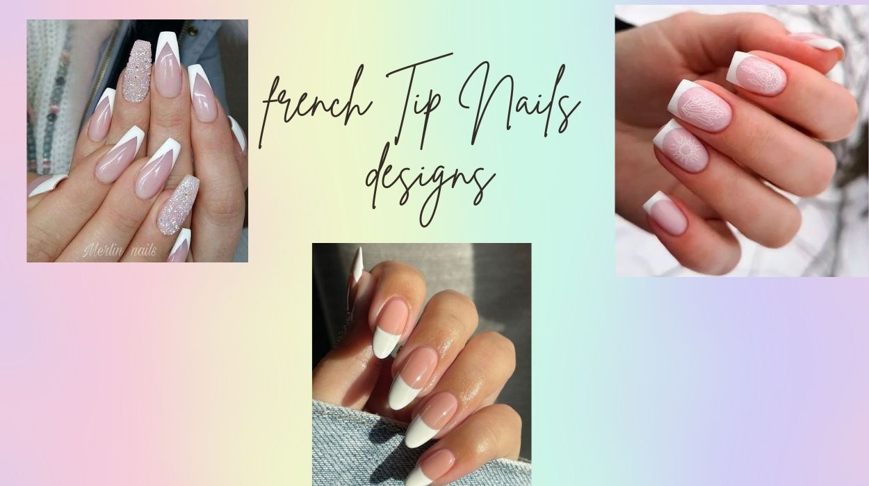  white french Tip Nails designs